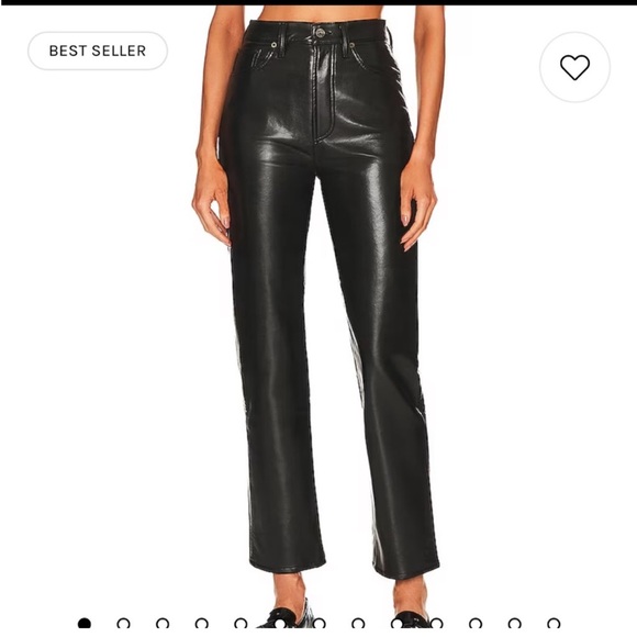 Agolde Leather Pants